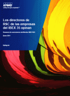 Los directores de RSE de las empresas del Ibex 35 opinan