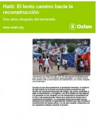 Haití: El lento camino hacia la reconstrucción. Dos años después del terremoto