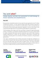 La mala gestión de datos confidenciales puede causar daños en la reputación