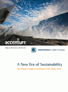 La nueva era de la sostenibilidad. Estudio Accenture-Pacto Mundial de Naciones Unidas