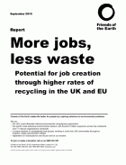 Más trabajo, menos basura