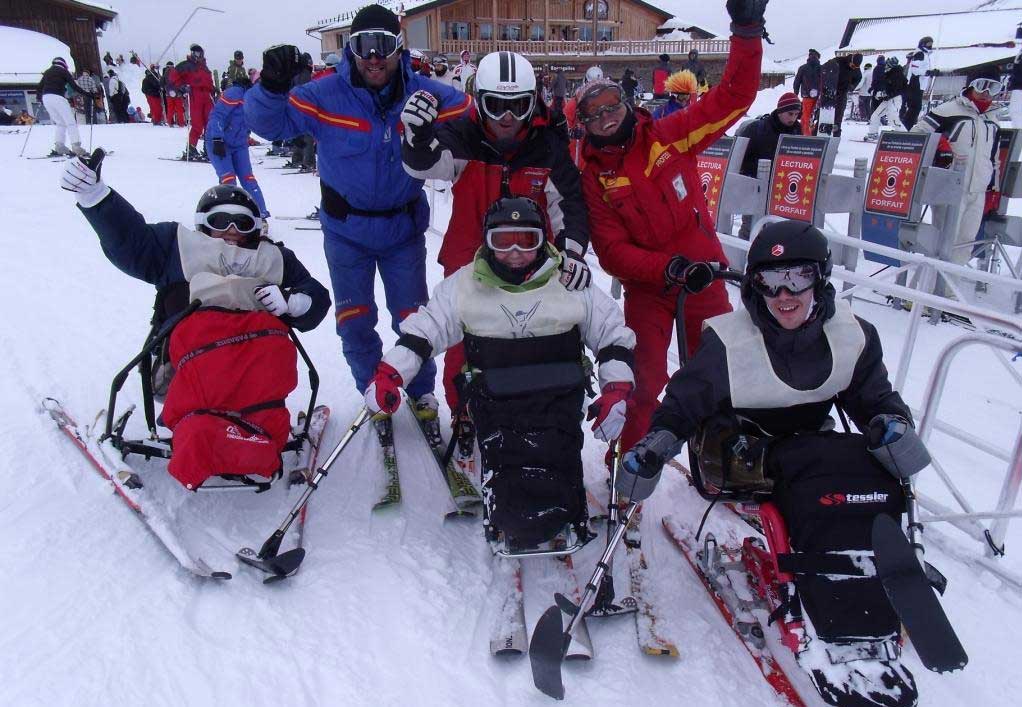 El Corte Inglés patrocina la temporada de esquí para personas con discapacidad en Sierra Nevada