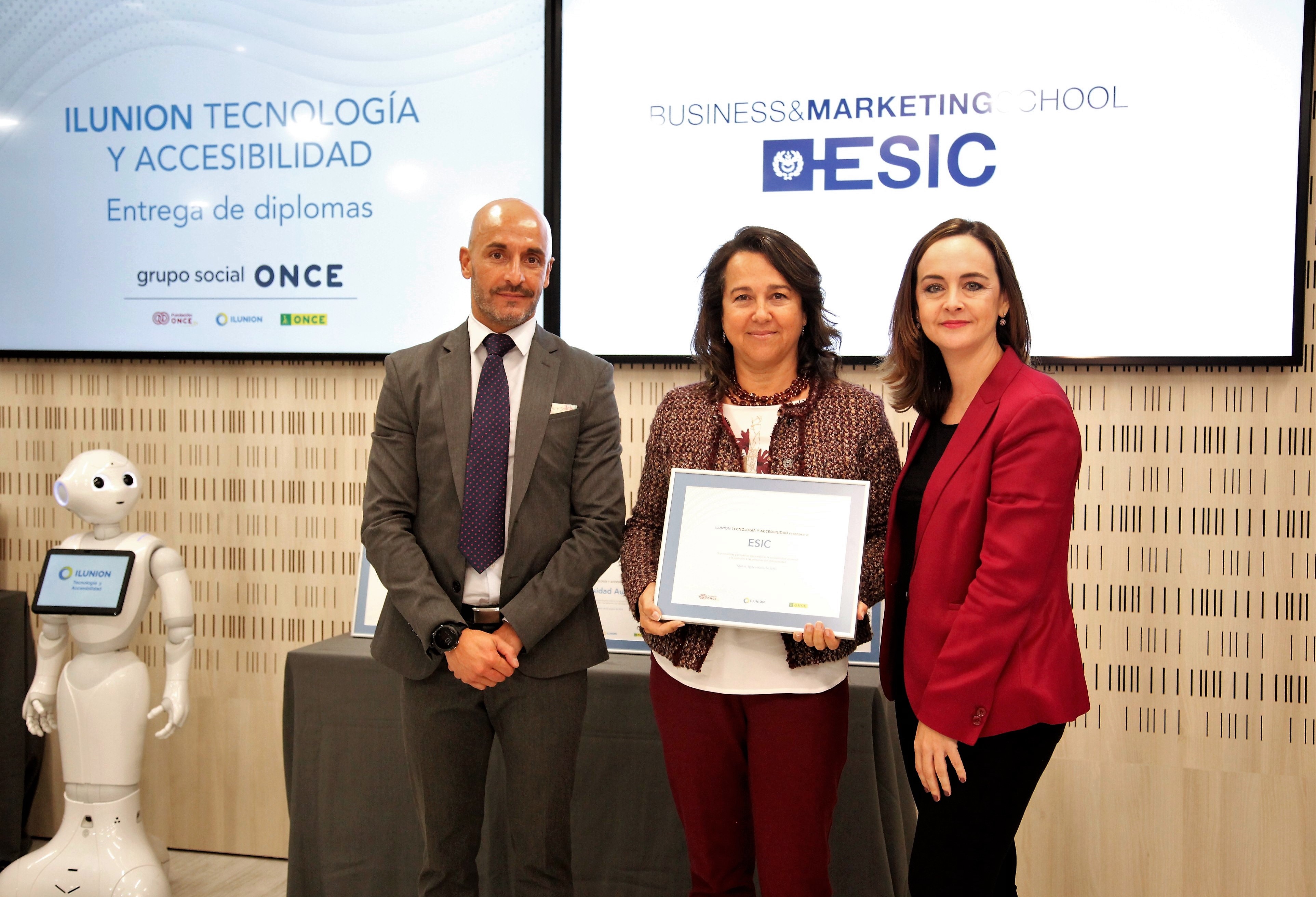 ESIC es reconocida por la construcción de una sociedad sin barreras