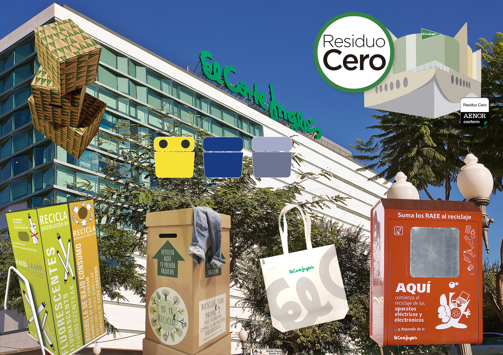 El 98,5% de la energía que consume El Corte Inglés es renovable y certificada
