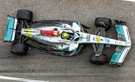 Mercedes F1 roza las cero emisiones logísticas en Europa gracias a una cobertura del 99% en biocombustible