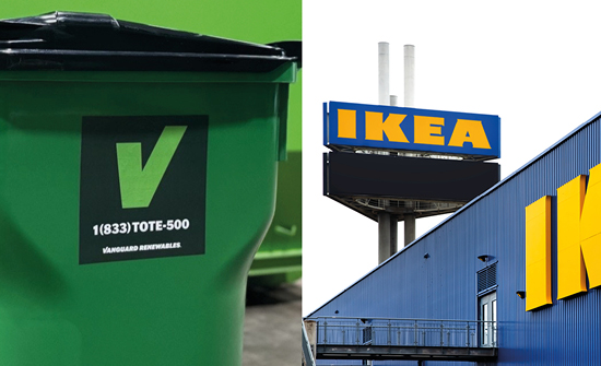 IKEA convierte sus residuos alimentarios en energía renovable junto a Vanguard Renewables