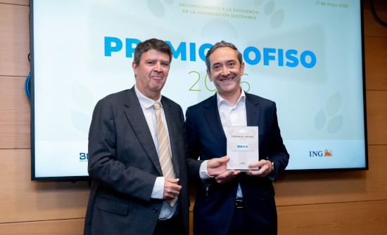 BBVA recibe el Premio OFISO 2026 por su liderazgo como entidad en financiación sostenible