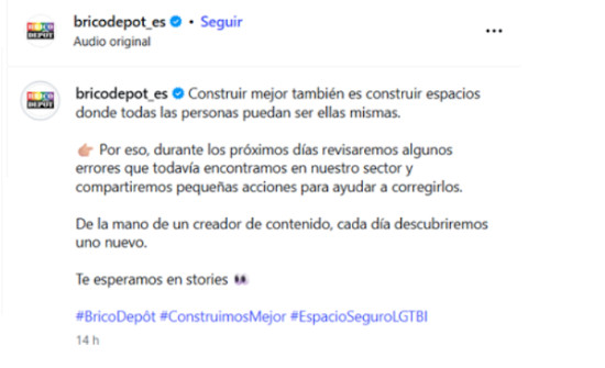 Brico Depôt señala los 'Errores de Obra' que frenan la inclusión LGTBI+ en el sector 