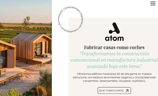 Atom Modular capta una nueva inversión para revolucionar la construcción modular sostenible